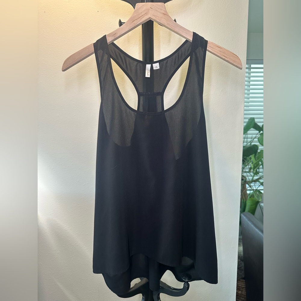Frenchi Black Tank Top - Size Medium